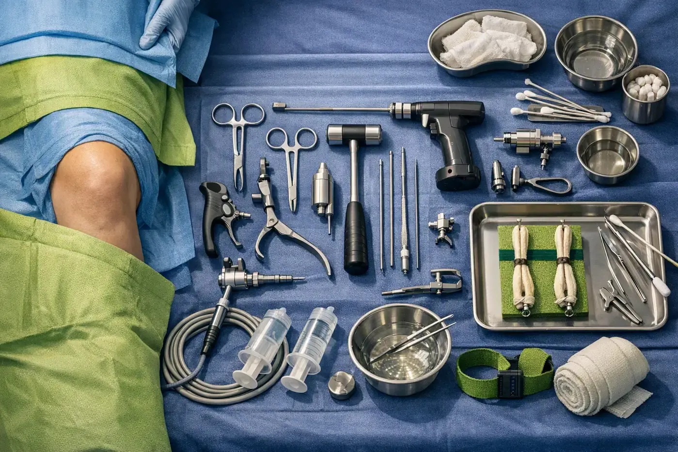 ACL reconstruction surgery, step by step